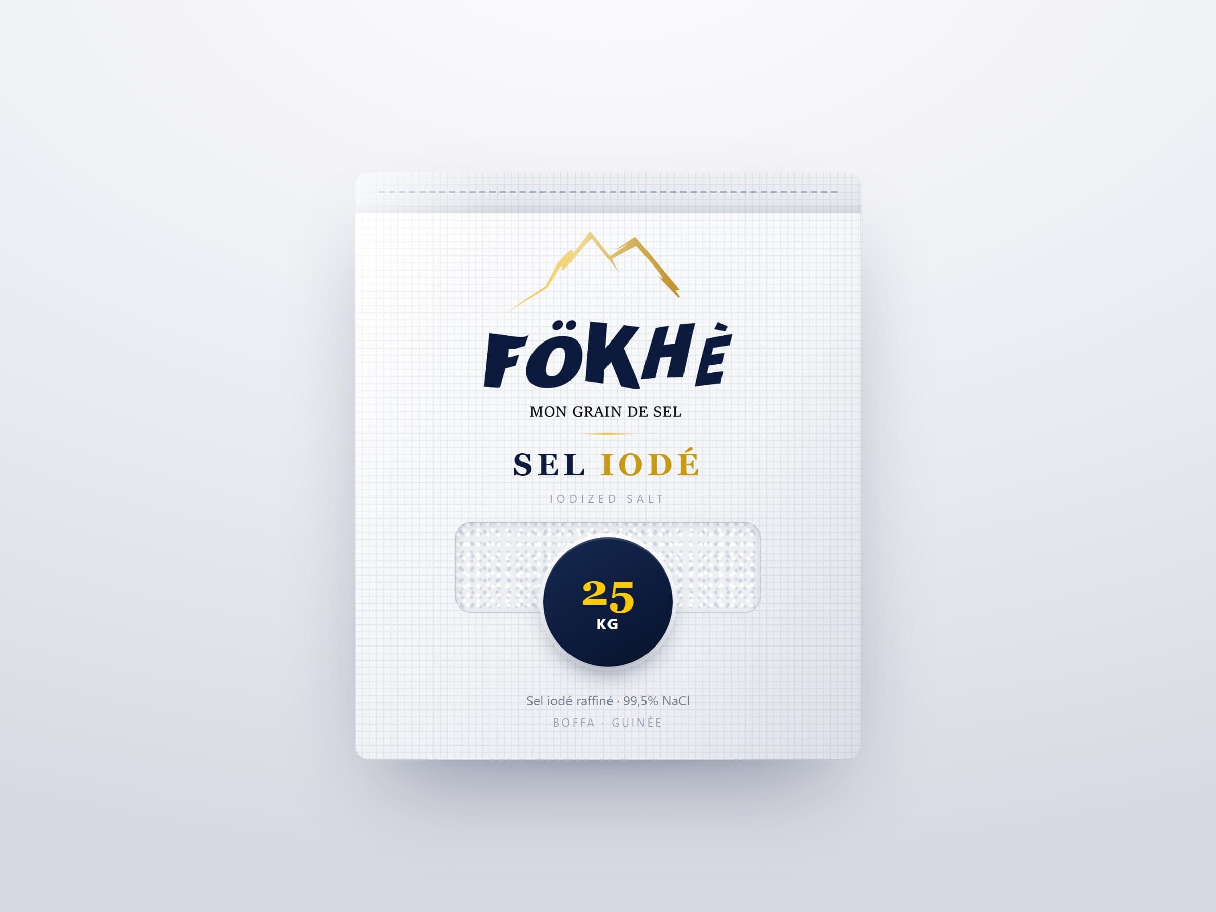 Sel iodé FÖKHÈ — Sac 25 kg