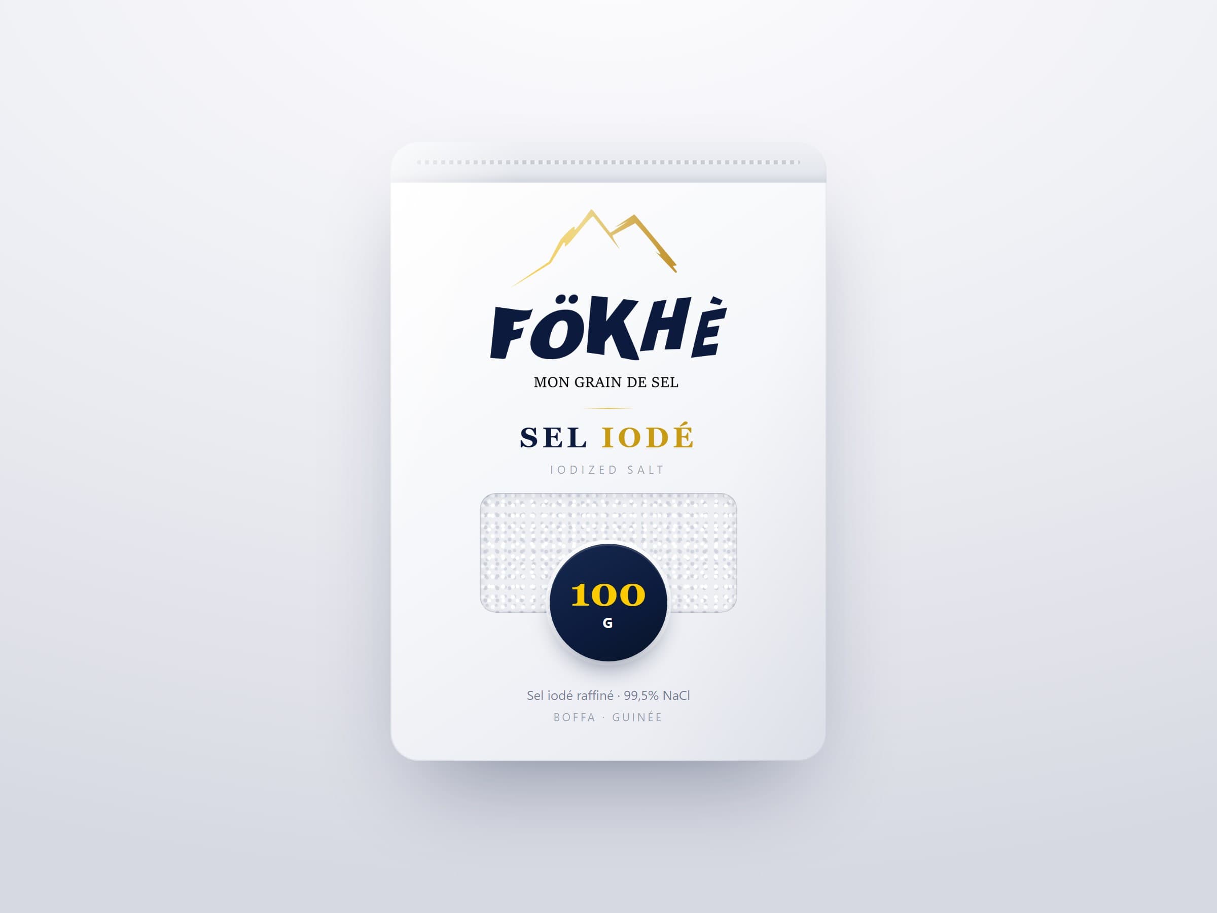 Sel iodé FÖKHÈ — Sachet 100 g