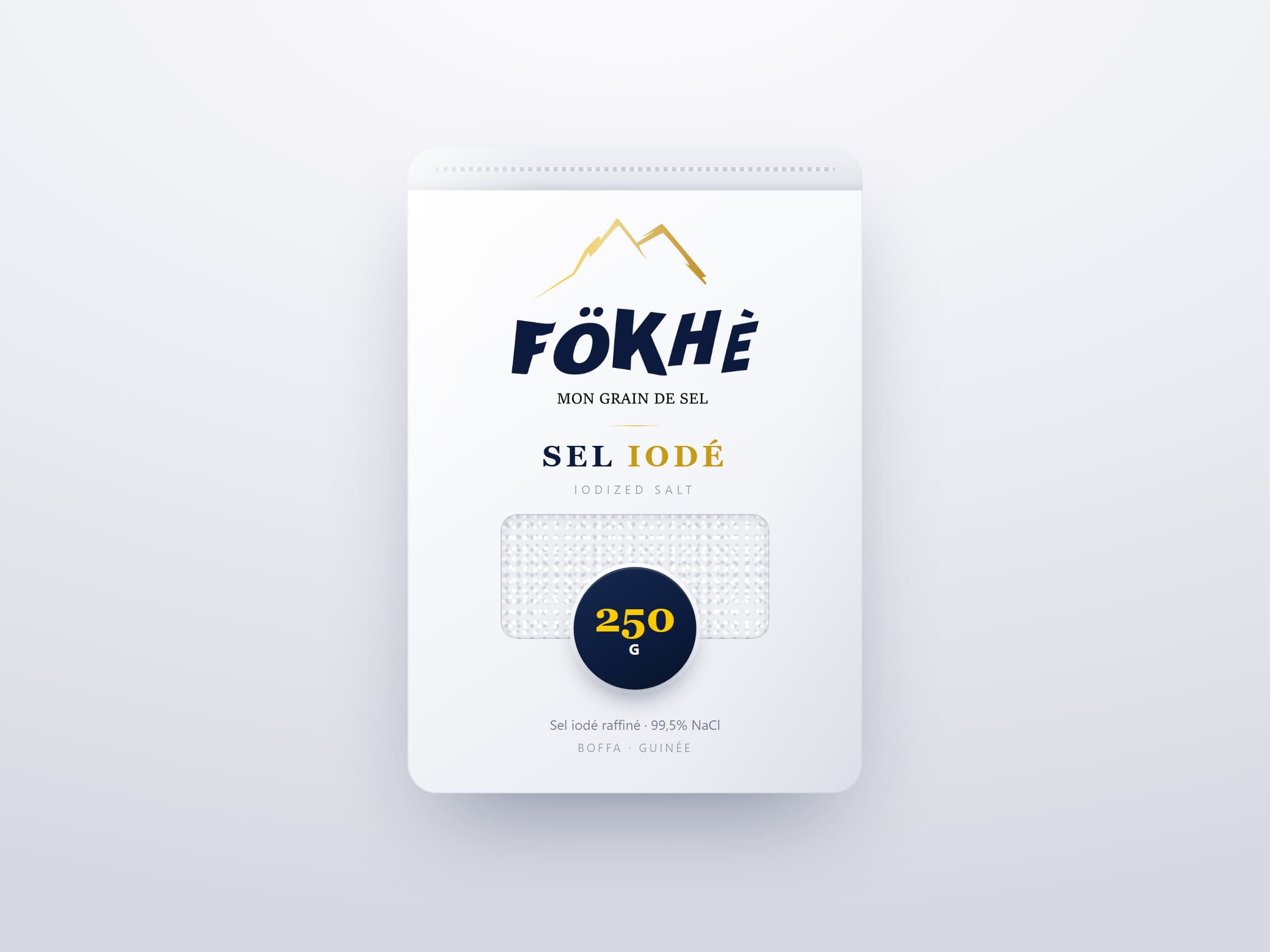 Sel iodé FÖKHÈ — Sachet 250 g